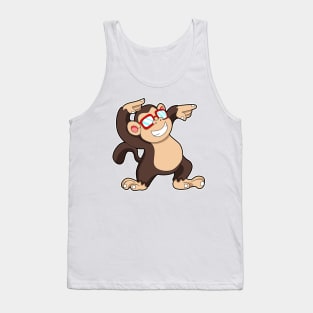 Monkey with Sunglasses Tank Top